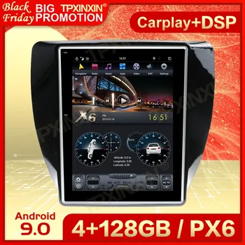 Carplay 2 Din Android 9 Tesla Stereo VW Jetta 2011 İçin 2012 2013 2014 2015 2016 2017 2018 GPS BT Radyo Alıcısı Oyuncu Kafa Ünitesi 0