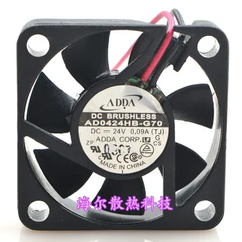 Yeni orijinal AD0405LB-G70 5 V 0.08 A 4 CM 4010 2-wire çift bilyalı soğutma fanı