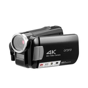 4K Vlog Kameralar YouTube Videoları, Ordro AC2 1080P 60FPS IR Gece Görüş Dijital Kameralar Filmadora Blogger Fotoğraf