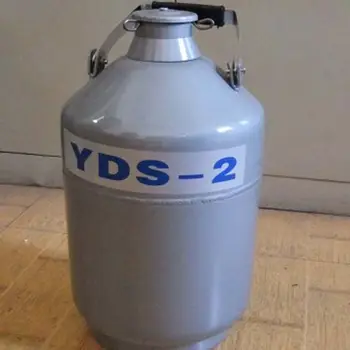 YDS-2 Alüminyum Alaşımlı sıvı azot konteynerı 2l sıvı azot konteynerı Dewar Azot Uçucu Düşük ısı yalıtımı