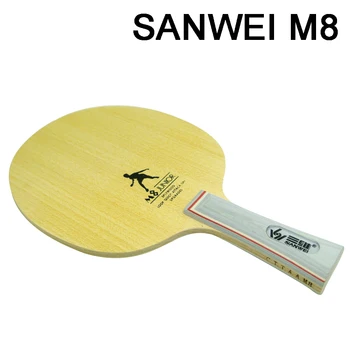 SANWEI M8 Profesyonel 5 ahşap Masa Tenisi Blade / ping pong blade / masa tenisi raketi