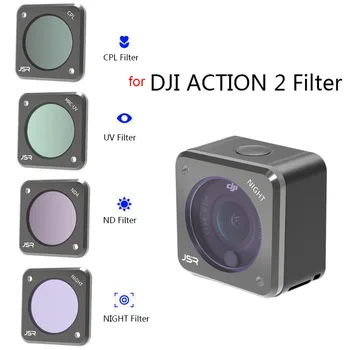 Lens Filtre DJI Eylem 2 MCUV CPL ND4 ND8 ND16 ND32 ND64 ND1000 Filtreler Seti Kamera Aksesuarları