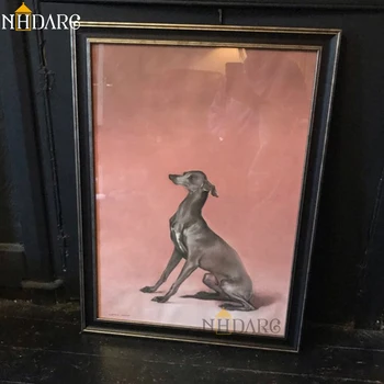 Hayvan Köpek Amerikan Natürmort Şişe Tuval Baskı Boyama Posteri Retro Duvar Resimleri Sanat Oturma Odası ev içi dekorasyon
