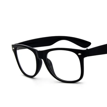 2023 Sahte Gözlük Yeni Tasarım Kristal Şeffaf Çerçeve Şeffaf Çerçeve Gözlük Kare Göz Gözlük Şeffaf Lens 4