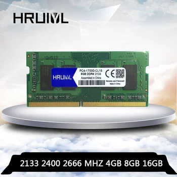 HRUIYL Dizüstü DDR4 4 GB 8 GB 16 GB 4G 8G 16G Dizüstü Ram Bellek DDR 4 PC4 - 17000 PC4-19200 2133 2400 2666 mhz Memoria 260-pin SODIMM