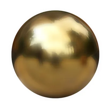 10 Boyutları 201 Paslanmaz Çelik Titanyum Altın İçi Boş Top Dikişsiz Ayna Topu Küre Ev ve Bahçe Partisi Dekor Malzemeleri 25-480mm