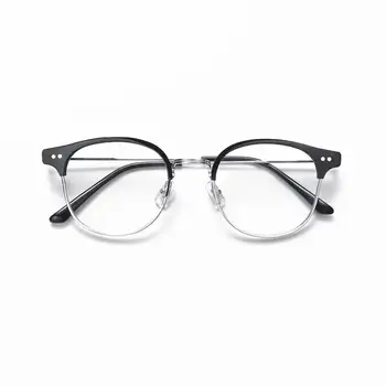 Marka Tasarımcısı ALIO Kadın Erkek Retro Moda Yuvarlak Gözlük Çerçeve orijinal kılıf Klasik Optik Reçete