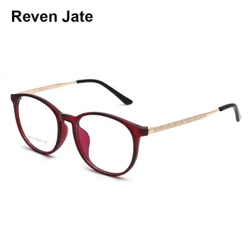 Reven Jate S1017 Asetat Tam Jant Esnek Yüksek Kaliteli Gözlük Çerçevesi Erkekler ve Kadınlar için Optik gözlük çerçevesi Gözlük
