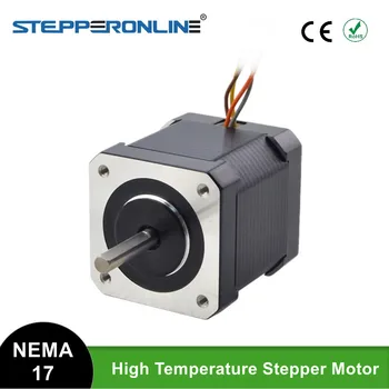 Yüksek Sıcaklık Nema 17 Step Motor 48mm 2.5 A 4-lead (17HS19-2504S) yalıtım Sınıfı H 180℃ CNC Ekstruder 3D Yazıcı