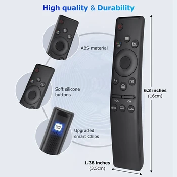 Yeni Evrensel Akıllı Uzaktan Kumanda Samsung Akıllı TV İçin Uzaktan Kumanda ile Uyumlu Samsung TV modelleri 6 7 8 serisi KU TU BN59