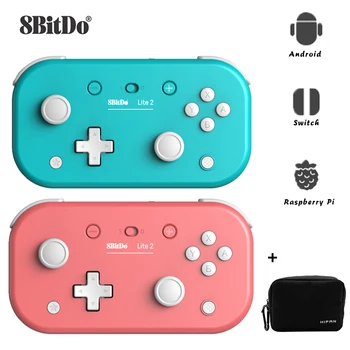 8BitDo Lite 2 Bluetooth Gamepad ile Titreşim Kablosuz Oyun Denetleyicisi Nintendo Anahtarı için Lite Android Ahududu Pi