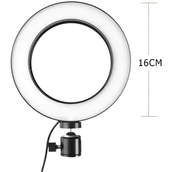 TOPE halka ışık masa lambası Led Tripod aydınlatıcı 6 inç 16cm / Hızlı Teslimat / Güvenli Satın Alma 3