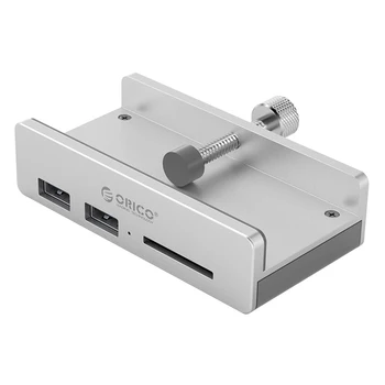 Tipi USB 3.0 Harici Çoklu Harici USB 3.0 HUB Harici 2 Port Splitter Adaptörü TF Kart Yuvası ile MH2AC-U3