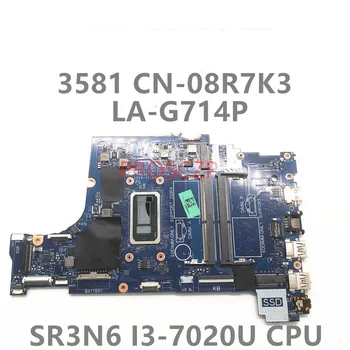 CN-0M5KN5 0M5KN5 M5KN5 CN-08R7K3 08R7K3 8R7K3 EDI72 LA-G714P İle I3-7020U CPU İÇİN DELL 3581 3781 Laptop Anakart 100 % Çalışma 0