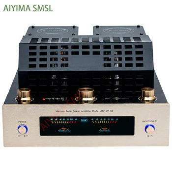 AIYIMA SMSL 6K3P HI - FI 4.2 Bluetooth 160W 2.0 vakumlu tüp amplifikatör destekler USB SD vakumlu tüp ses güç amplifikatörü Ses