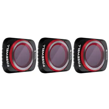 Freewell Manzara Degrade ND Kamera Lens Filtreleri - 4K Serisi – 3 Paket ND8-GR, ND16-4,ND32-8 Mavıc Hava 2 Drone ile Uyumlu