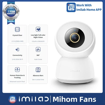 IMILAB C30 IP Kamera ev güvenlik kamerası 1080P WiFi Kamera Kapalı Gözetim Kamera bebek izleme monitörü güvenlik kamerası Çalışmak IMILAB