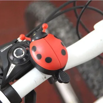 Alüminyum Alaşımlı Bisiklet Zili Güzel Çocuk Böceği Mini Karikatür Uğur Böceği zil Bisiklet Bisiklet İçin bisiklet zili Binmek Boynuz Alarmı