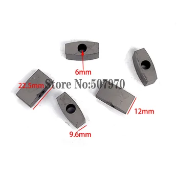 Tel Kesme Parçaları Tungsten Karbür İletken Blok 22.5*9.6*12*CNC Tel Kesme Makinası için 6mm 5 adet