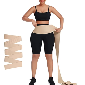 Görünmez Bandaj Wrap Bel Eğitmen Karın Wrap Zayıflama Ayarlanabilir Spor egzersiz kemeri Bel Giyotin Bel Desteği Shapewear