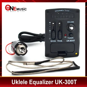 UK-300T Ukulele Piezo Gitar Pickup Preamp 2-Band EQ Ekolayzer Tuner Sistemi ingıltere pikap