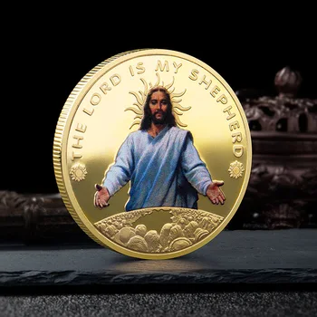 İsa Mesih Din Paraları ELMAS RESİM Koleksiyonu Hatıra Sanat Hatıra Efsane Sikke tanrı'nın Hediye