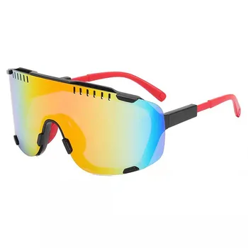 UV400 Açık Anti-rüzgar Spor Güneş Gözlüğü Gözlük Renkli Spor Bisiklet Güneş Gözlüğü güneş gözlüğü Bisiklet Gözlük Erkek Kadın
