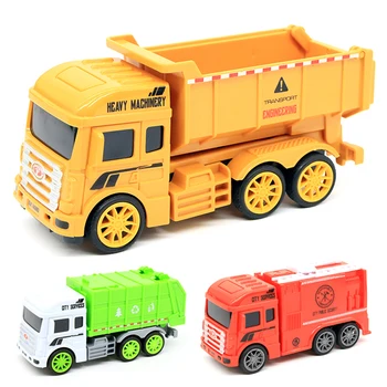 İş makinesi Oyuncaklar Plastik inşaat ekskavatörü Traktör Damperli Kamyon Buldozer Modelleri Çocuk Boys Mini Hediyeler