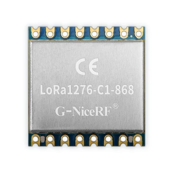 10 adet / grup lora1276-C1-CE-RED sertifikalı 868 MHz 20dBm sx1276 çip uzun menzilli 4~5 Km RF Kablosuz LoRa Modülü