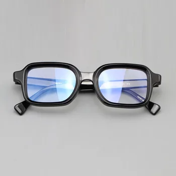 Vazrobe kare gözlük çerçeveleri erkekler siyah okuma gözlükleri erkek Anti mavi ışık 0 + 150 200 kalın reçete Diyoptri