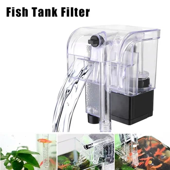 Akvaryum Balık Tankı Filtre için su Pompaları Mini Akvaryum Filtre Oksijen Dalgıç Su Arıtma Askı Dış Filtre 
