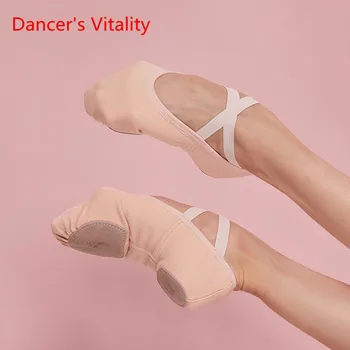 Bale dans ayakkabıları yoga ayakkabıları kadınlar için oryantal dans ayakkabıları kızlar uygulama ayakkabı elbise 34-41size Profesyonel dans ayakkabıları