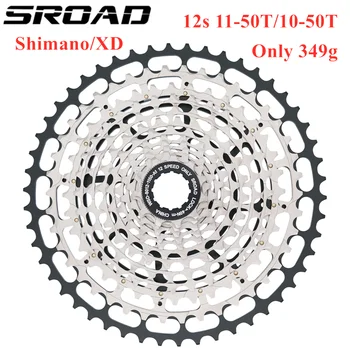 SROAD 12 s 11-50 T 10-50 T 12 hız MTB Bisiklet Kaset Ultralight 12 s Bisiklet Freeewheel uyar SRAM XD Süper Hafif CNC Yaklaşık 360g
