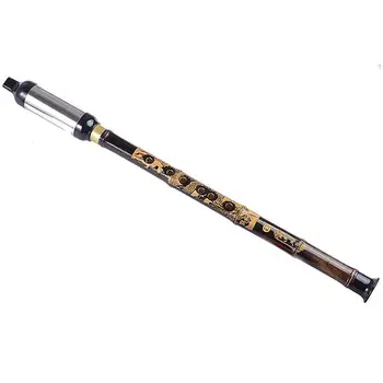 Çin Etnik Enstrüman Bambu Flüt Bawü Boru BaWü Flüt G / F Ton Flauta Enine Nefesli Enstrüman Profesyonel