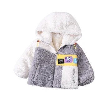 Yeni Kış Moda Bebek Erkek Kız Elbise Çocuk Kalınlaşmak Sıcak kapüşonlu ceket Toddler Rahat Kostüm Bebek Ceket Çocuk Giyim