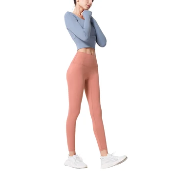 Kadın Tayt Spor Koşu Yoga Pantolon Yüksek Bel Dikişsiz Spor Tayt Push Up Leggins Enerji Spor Giyim Kız leggins