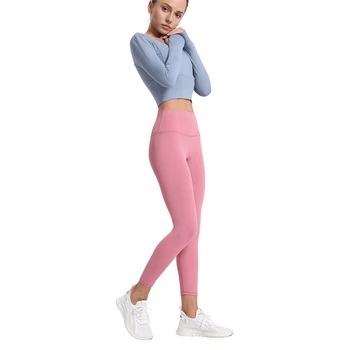 Kadın Tayt Spor Koşu Yoga Pantolon Yüksek Bel Dikişsiz Spor Tayt Push Up Leggins Enerji Spor Giyim Kız leggins 1