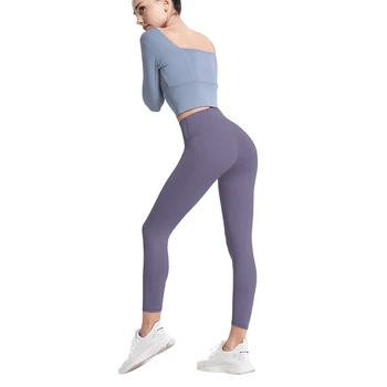 Kadın Tayt Spor Koşu Yoga Pantolon Yüksek Bel Dikişsiz Spor Tayt Push Up Leggins Enerji Spor Giyim Kız leggins 2