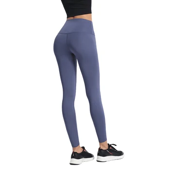 Kadın Tayt Spor Koşu Yoga Pantolon Yüksek Bel Dikişsiz Spor Tayt Push Up Leggins Enerji Spor Giyim Kız leggins 5
