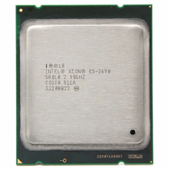 Intel Xeon İşlemci E5-2690 E5 2690 e52690 Sekiz Çekirdekli 2.9 G C2 LGA2011 CPU Masaüstü İşlemci Uygun X79 Anakart