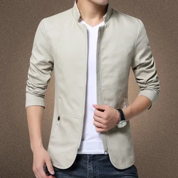 MRMT 2022 Marka Erkek Ceket Standı Yaka Pamuk Yıkanmış Erkek Ceket Palto Erkek İnce Rahat Erkek Ceket Dış Giyim Ceketler