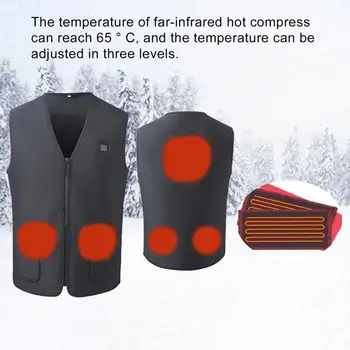 Isıtmalı yelek elektrikli ısıtma yelek ısıtma giysi şarj ısıtma kış ısıtma yelek akıllı sıcak yelek