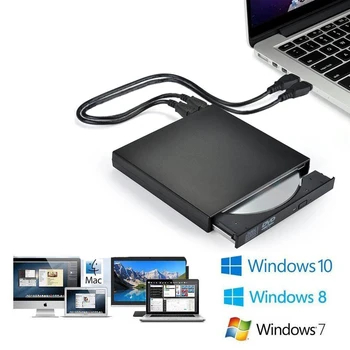 evrensel Harici USB 2.0 optik sürücü DVD Combo DVD ROM Oynatıcı CD-RW Burner Yazar Macbook Dizüstü masaüstü bilgisayar