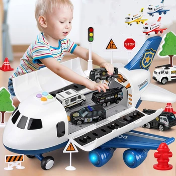 2021 Müzik Hikayesi Simülasyon Parça Atalet çocuk Oyuncak Uçak Büyük Boy Yolcu Uçağı Çocuk Uçağı Oyuncak Araba