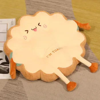 40cm Sevimli Simülasyon Peluş Bebek Ekmek Tost U Şekli Yastık peluş oyuncaklar Yumuşak Dolması Ekmek Yastık Çocuklar Kızlar için Doğum Günü Hediyeleri
