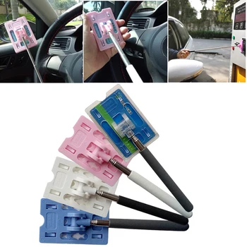 Otopark Geçiş Swiping Kart Sopa Kolay Kullanım Aracı Ücretli Yol İçin Ayarlanabilir Genişletilebilir Çubuk Temassız Ödeme İçin 20-60cm D7YA 0