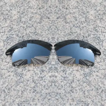 Toptan E. O. S Polarize Gelişmiş Yedek Lensler Oakley Hızlı Ceket XL Güneş Gözlüğü-Siyah Krom Polarize Ayna