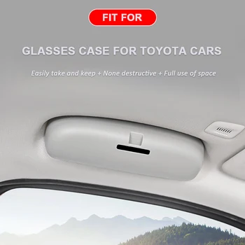 Araba Gözlük Durumda Toyota RAV4 CHR C-HR Corolla 2014 2015 2016 2017 2018 2019 2020 2021 Güneş Gözlüğü Tutucu Kutusu Aksesuarları