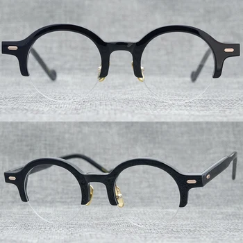 Yenilikçi ve yenilikçi yarım çerçeveli gözlük çerçevesi niş tasarımı 1