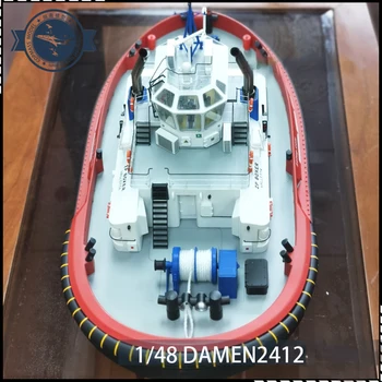 1/48 DAMEN 2412 Römorkör RC Tekne SLA Reçine Kiti 515mm DIY Montaj Kiti 1